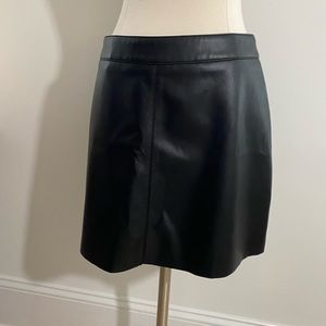 NWT A-Stars Past Midnight Vegan Skirt- Black- XS $119